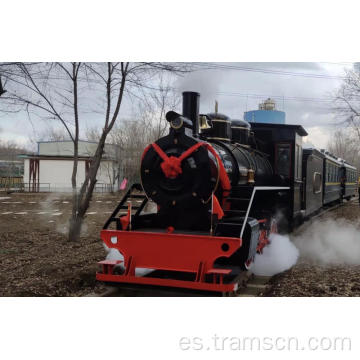 Locomotora de motor de vapor antiguo